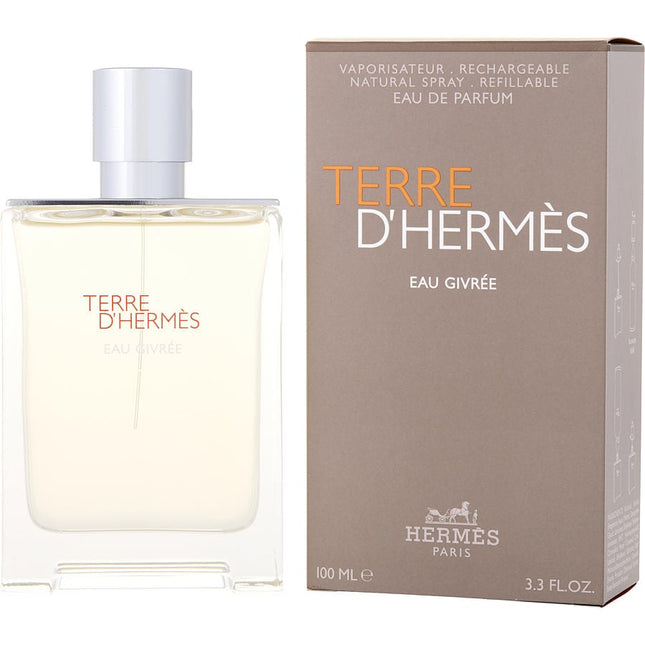 Terre D'hermes Eau Givree By Hermes Eau De Parfum Refillable Spray 3.3 Oz