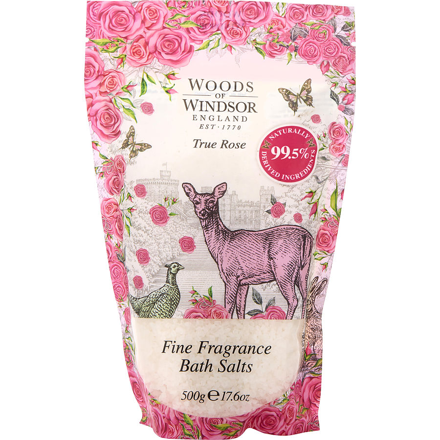 Woods Of Windsor True Rose By Woods Of Windsor Bath Salts 17.6 Oz Woods Of Windsor