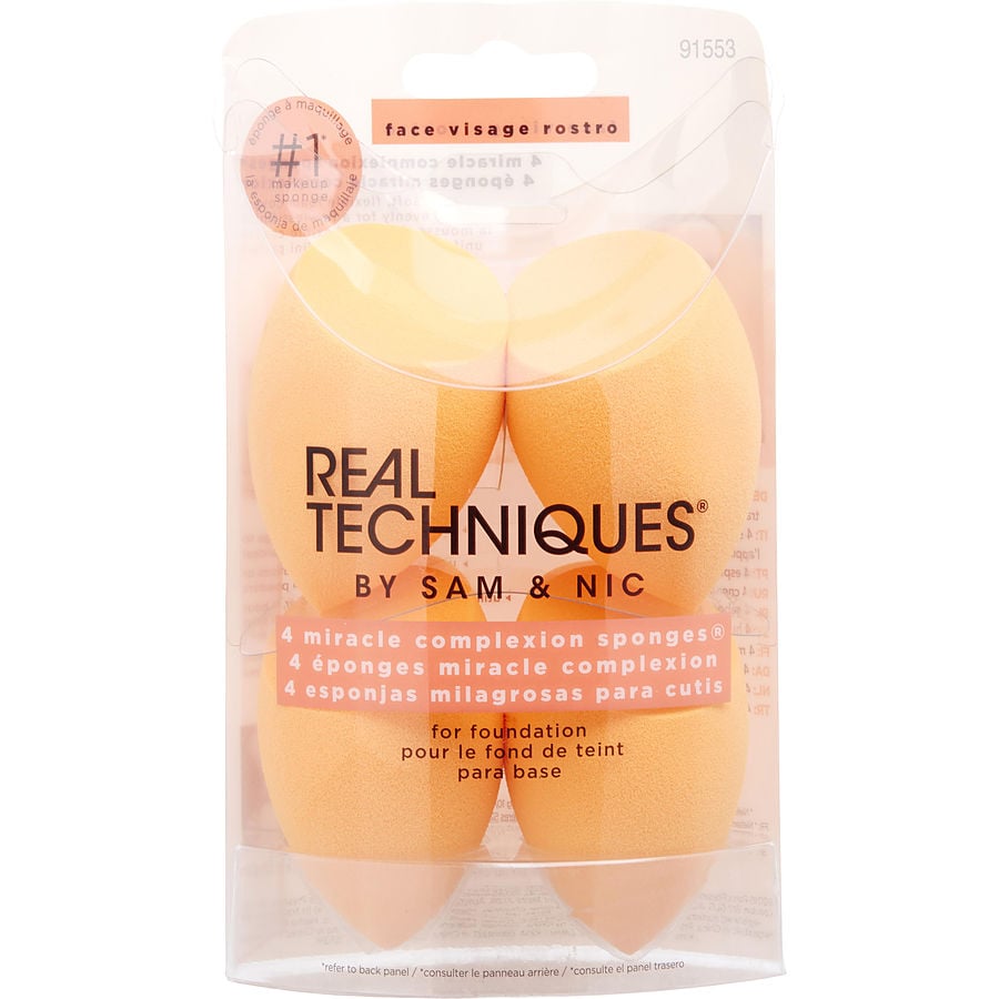 Real Techniques Miracle Complexion Sponge --4pcs By Real Techniques Real Techniques