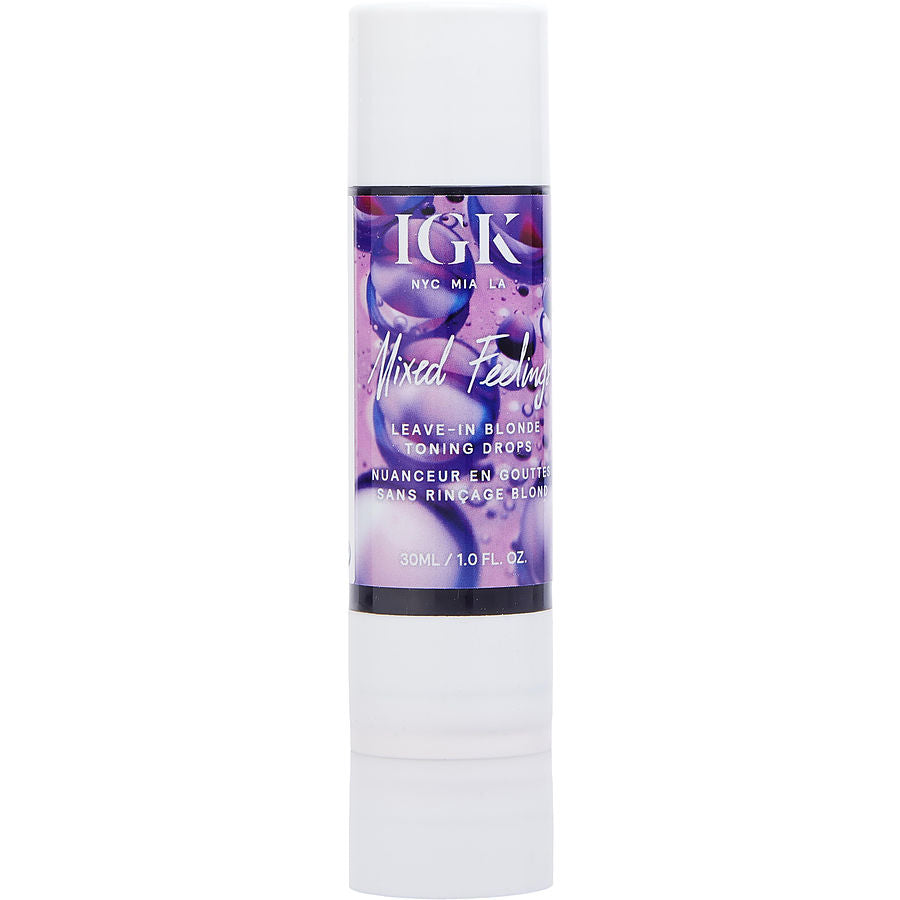 Igk Mixed Feelings Purple Leave-In Blonde Toning Drops 1 oz