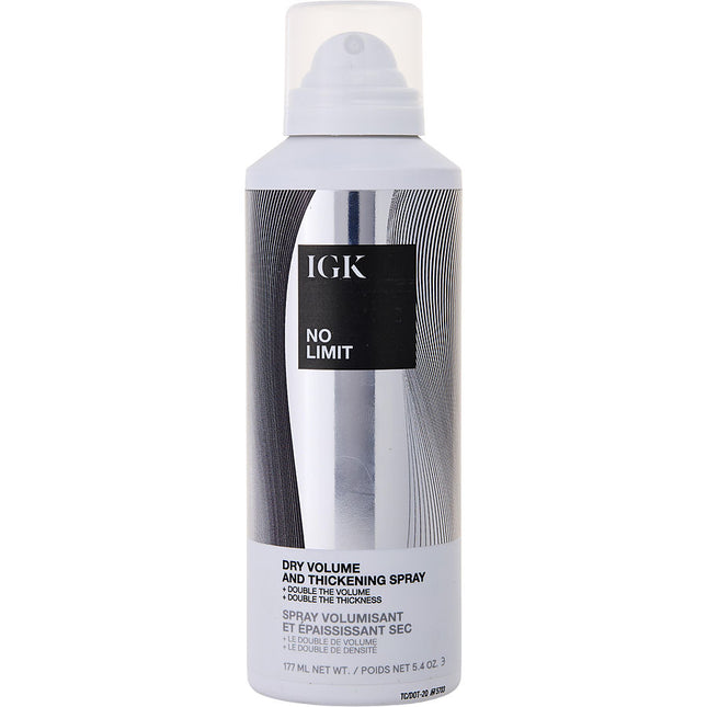 Igk No Limit Dry Volume & Thickening Spray 5.4 oz