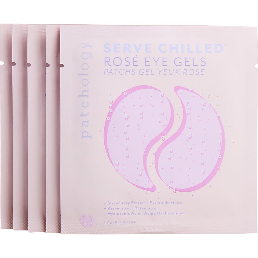 Serve Chilled Rose Eye Gels --5pairs Patchology