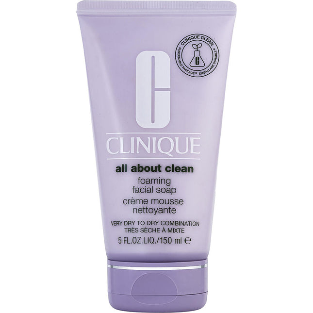 All About Clean Foaming Facial Soap ( Very Dry To Dry Combination ) --150ml/5oz Clinique