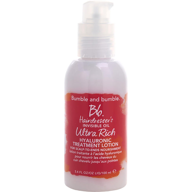Bumble And Hairdresser's Invisible Oil Ultra Rich Hyaluronic Tretament Lotion 3.4 oz