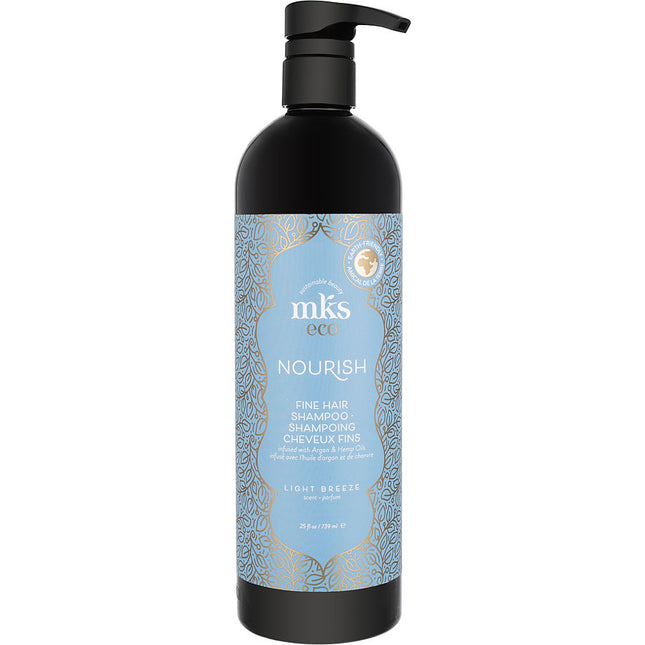 Mks Eco Nourish Fine Hair Shampoo Light Breeze Scent 25 oz
