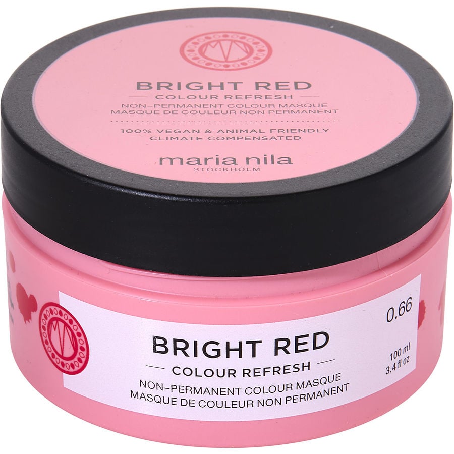Colour Refresh Non-permanent Colour Mask - Bright Red 3.4 Oz Maria Nila