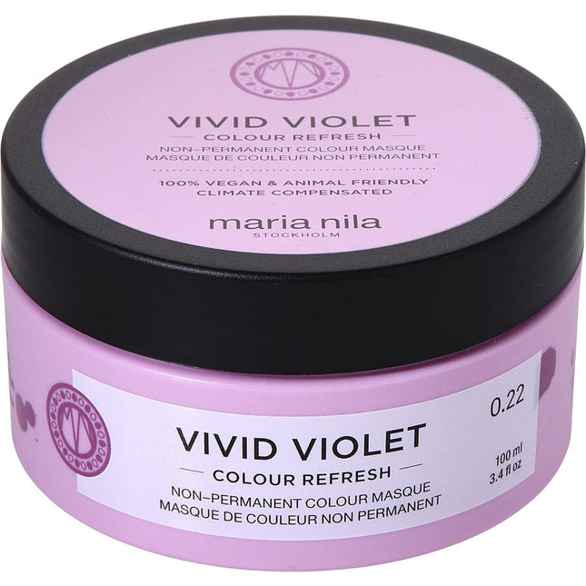 Colour Refresh Non-permanent Colour Mask - Vivid Violet 3.4 Oz Maria Nila