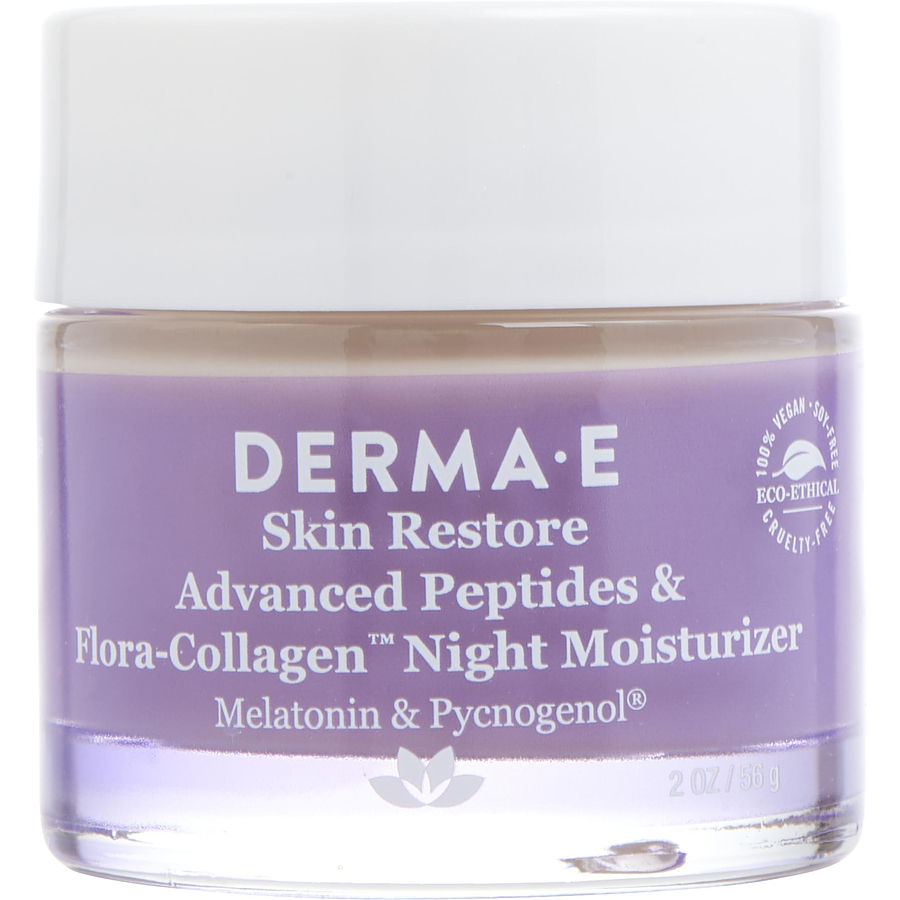 Derma E Skin Restore Advanced Peptides & Flora-Collagen Night Moisturizer 56g/2oz