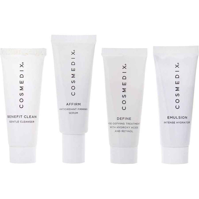 Cosmedix Sensitive Skin 4-Piece Essentials Kit: Benefit Clean + C.P.R. Rescue Hydrate+ 4x15ml/0.5oz