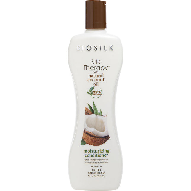 Silk Therapy Organic Coconut Oil Conditioner 12 Oz