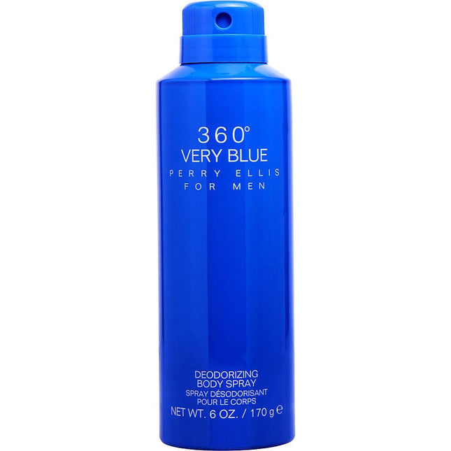 Perry Ellis 360 Very Blue By Perry Ellis Deodorant Body Spray 6 Oz Perry Ellis