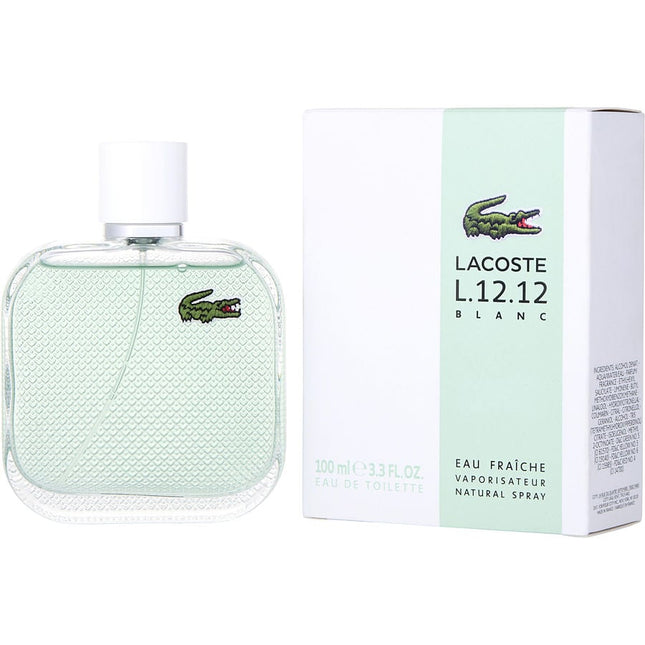Lacoste L.12.12 Blanc Eau Fraiche By Lacoste Edt Spray 3.3 Oz Lacoste