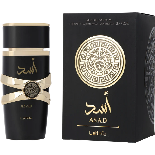 Lattafa Asad By Lattafa Eau De Parfum Spray 3.4 Oz Lattafa
