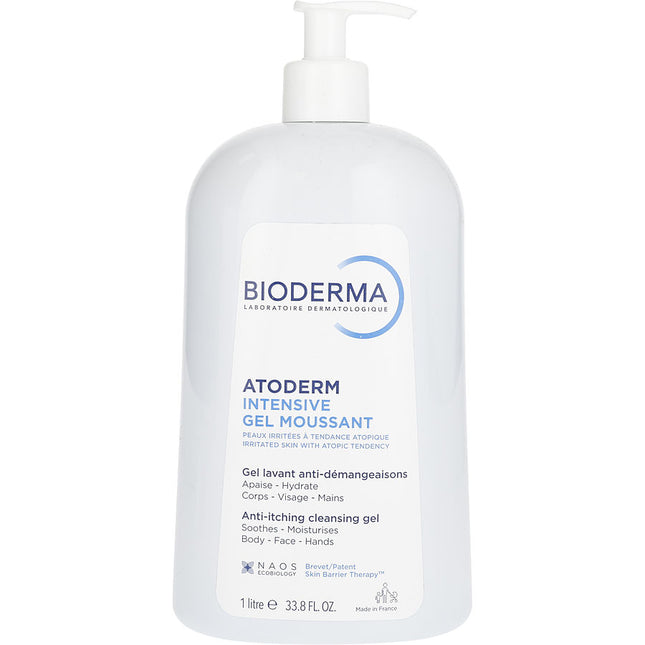 Bioderma Atoderm Intensive Gel Moussant Very Dry, Irritated To Atopic Sensitive Skin 33.8oz