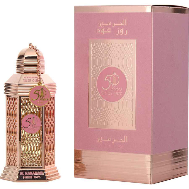 Al Haramain 50 Years Rose Oud By Al Haramain Eau De Parfum Spray 3.3 Oz