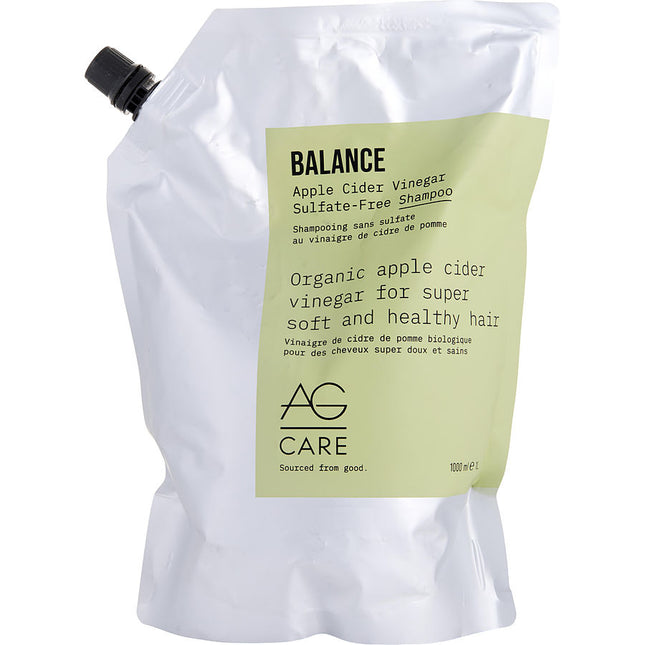 Balance Apple Cider Vinegar Sulfate-free Shampoo (new Packaging) 33.8 Oz Ag Hair Care