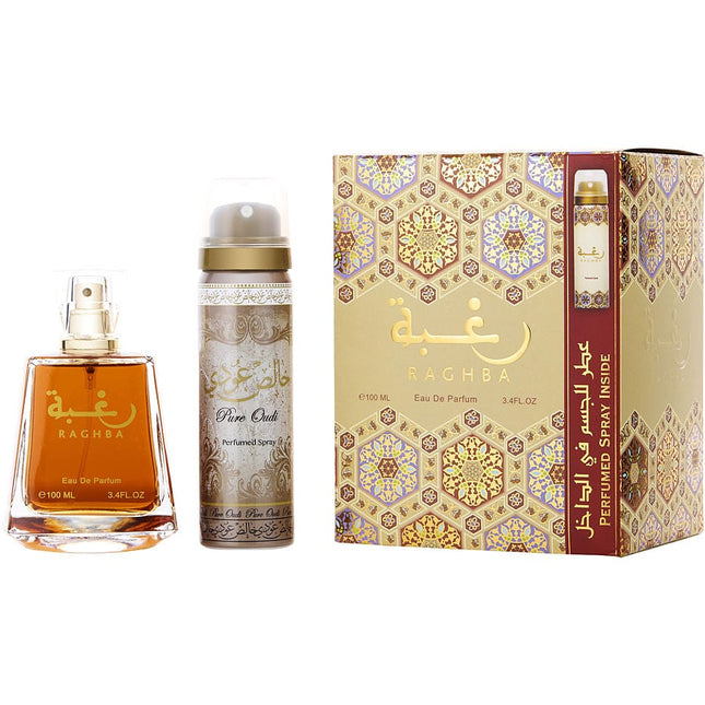 Lattafa Gift Set Lattafa Raghba By Lattafa