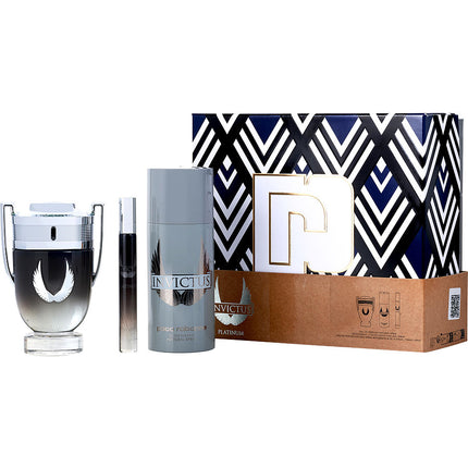 Paco Rabanne Gift Set Invictus Platinum By Paco Rabanne