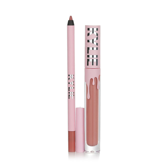 Kylie Jenner Matte Lip Kit: Matte Liquid Lipstick 3ml + Lip Liner 1.1g - # 802 Candy K Matte  --2pcs By Kylie Jenner Kylie Jenner