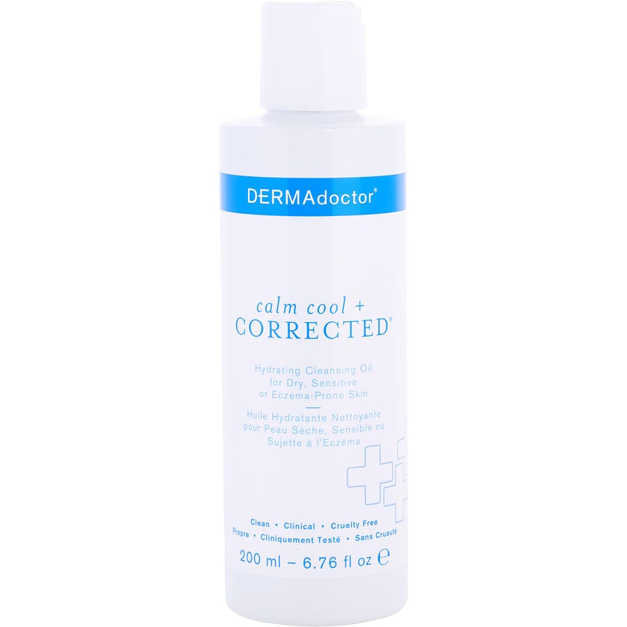 Calm Cool & Corrected Hydrating Cleansing Oil, Moisturizer For Dry, Sensitive Or Eczema-prone Skin --200ml/6.76oz Dermadoctor