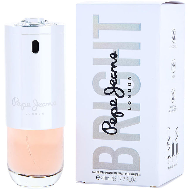 Pepe Jeans Bright By Pepe Jeans London Eau De Parfum Refillable Spray 2.7 Oz
