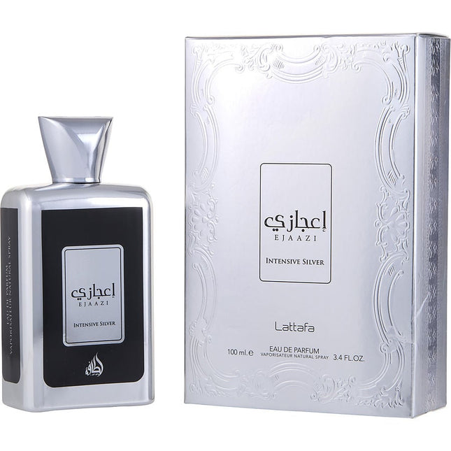 Lattafa Ejaazi Intensive Silver By Lattafa Eau De Parfum Spray 3.4 Oz