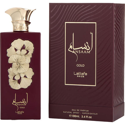 Lattafa Pride Ansaam Gold By Lattafa Eau De Parfum Spray 3.4 Oz
