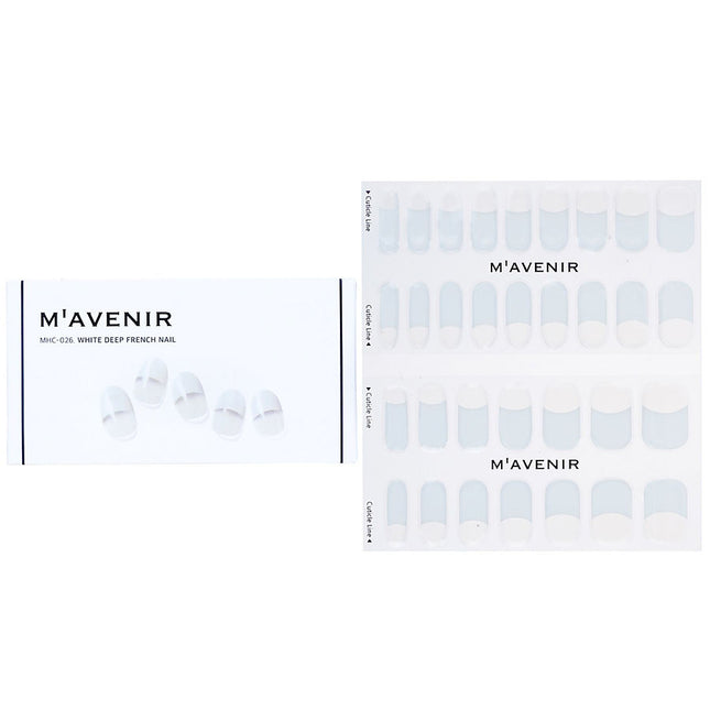 Mavenir Nail Sticker (White) 32pcs