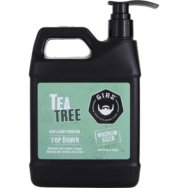 Gibs Grooming Tea Tree Hair & Body Hydrator 33.8 oz