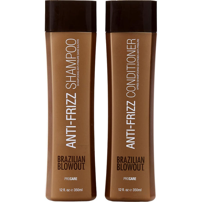 Brazilian Blowout Hc_set: 350 ml Anti-Frizz Shampoo And Conditioner Duo Set
