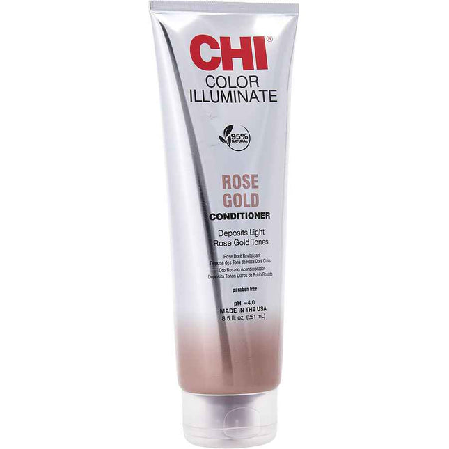 Chi Color Illuminate Conditioner - Rose Gold 8.5 oz