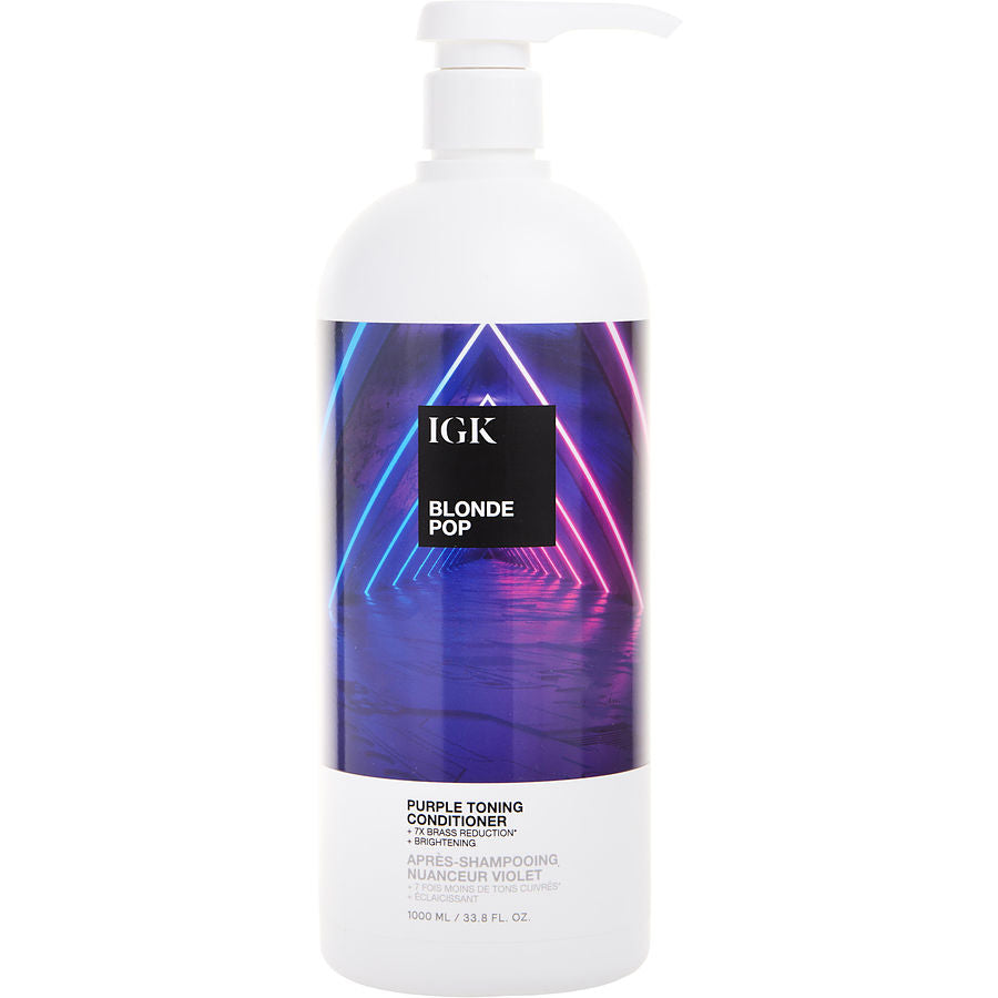 Blonde Pop Purple Toning Conditioner 33.8 Oz Igk