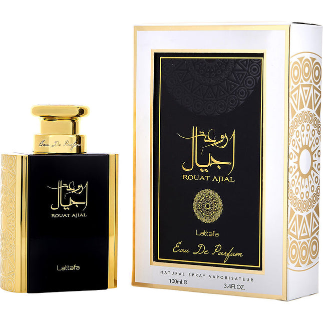 Lattafa Rouat Ajial By Lattafa Eau De Parfum Spray 3.4 Oz