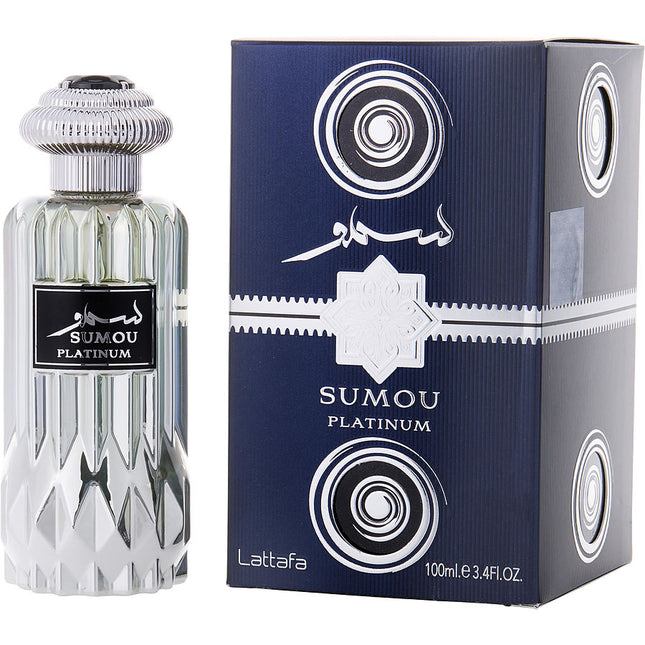 Lattafa Sumou Platinum By Lattafa Eau De Parfum Spray 3.4 Oz