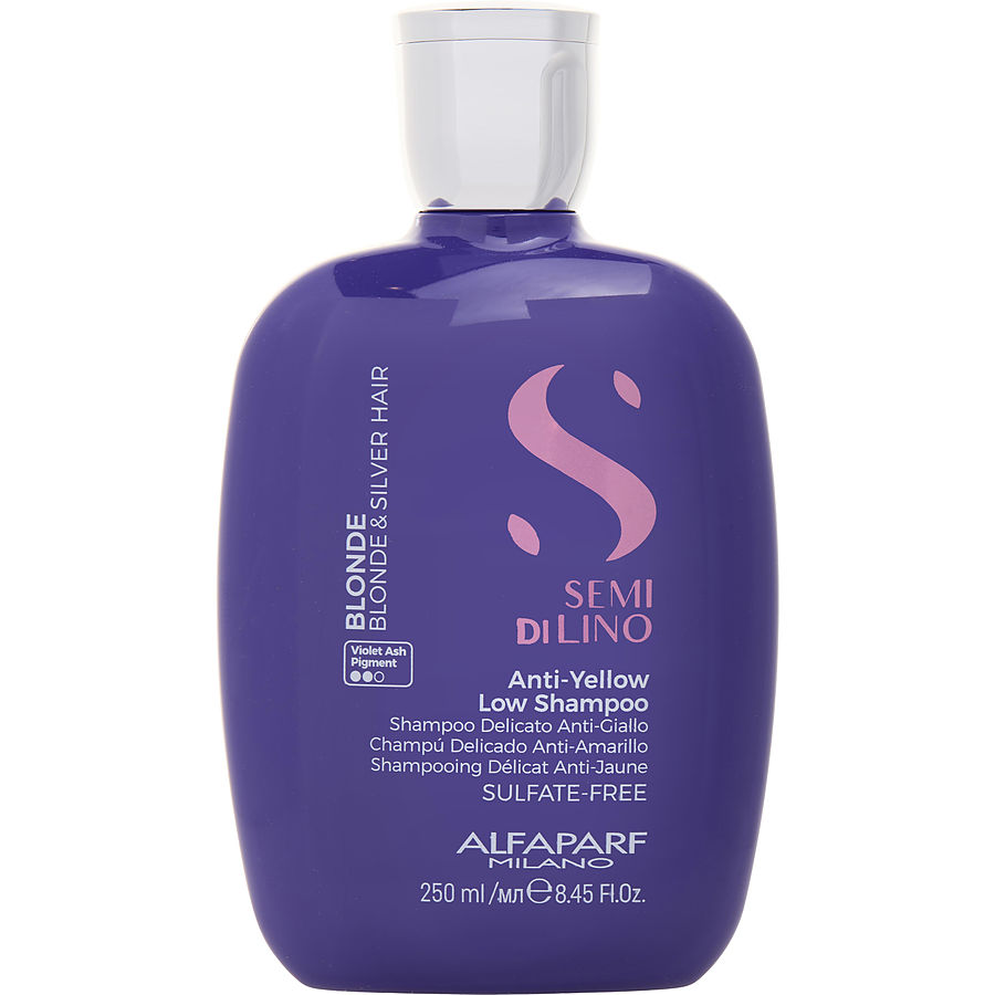 Alfaparf Semi Di Lino Blonde Anti-Yellow Low Shampoo 8.45 oz