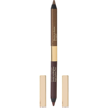 Estee Lauder Smoke And Brighten Kajal Eyeliner Duo - # 03 Dark Chocolate / Rich Bronze --1g/0.02oz By Estee Lauder