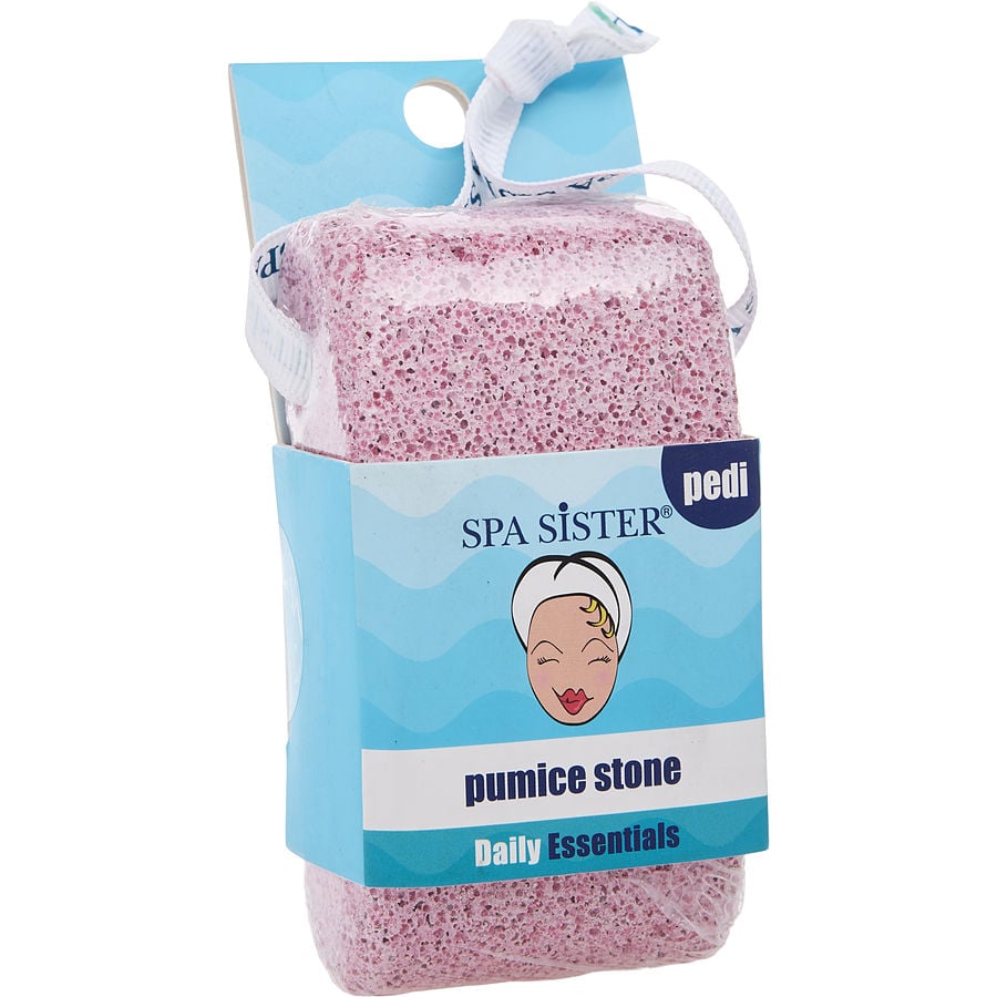 Spa Accessories Curved Pumice Stone On A Rope - Pink