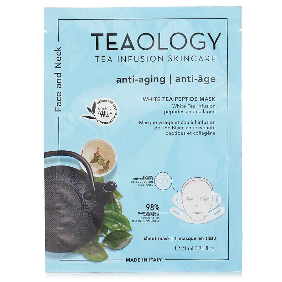 Teaology White Tea Peptide Face & Neck Mask 21ml/0.71oz