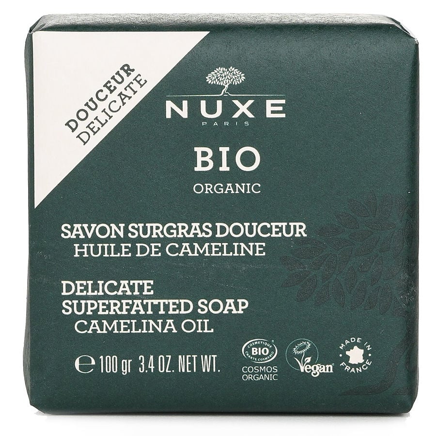 Bio Organic Delicate Superfatted Soap Camelina Oil  --100g/3.4oz Nuxe