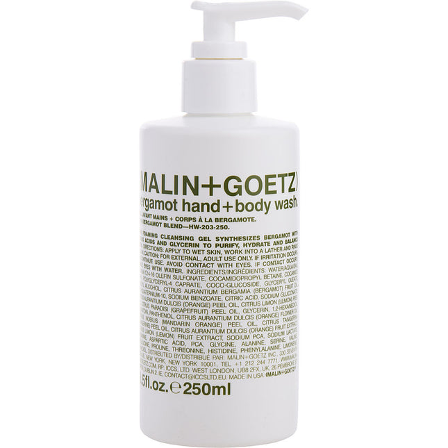 Malin+goetz Bergamot By Malin + Goetz Hand & Body Wash 8.5 Oz