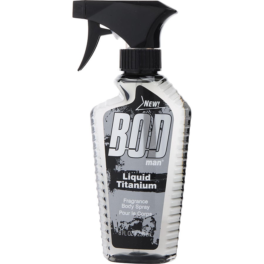 Bod Man Liquid Titanium By Parfums De Coeur Fragrance Body Spray 8 Oz Parfums De Coeur