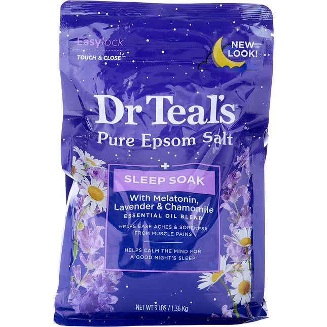 Pure Epsom Salt Melatonin Sleep Soak With Essential Oil Blend --1.36kg/48oz Dr. Teal's