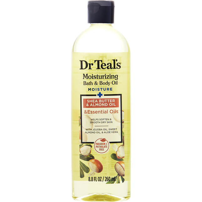 Dr. Teal's Moisturizing Bath & Body Oil - Moisture+ Ultra Rich Shea Butter Essential Oils 260ml/8.8oz