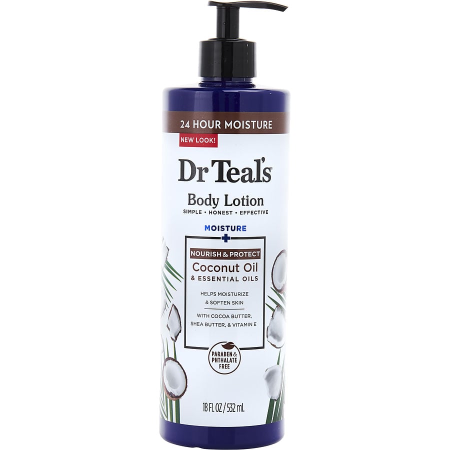 Body Lotion - Moisture+ Nourishing Coconut Oil --532ml/18oz Dr. Teal's