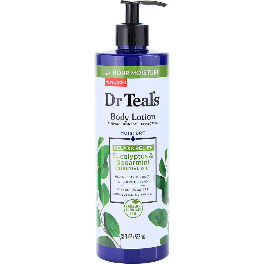 Dr. Teal's Body Lotion - Moisture+ Rejuvenating Eucalyptus & Spearmint 532ml/18oz