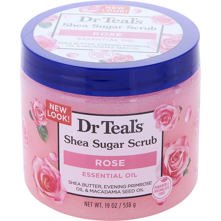 Shea Sugar Scrub - Rose Essential Oil --538g/19oz Dr. Teal's