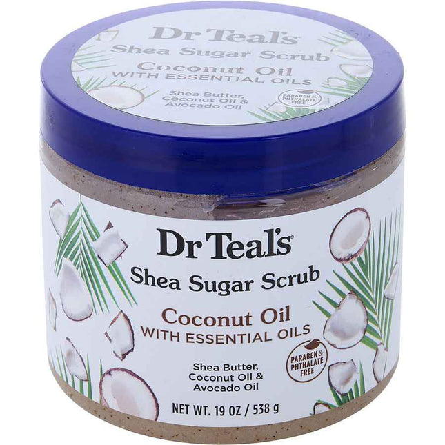 Dr. Teal's Shea Sugar Scrub - Coconut Oil With Essential Oils 538g/19oz