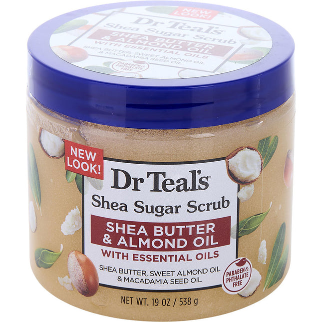 Dr. Teal's Shea Sugar Scrub - Butter & Almond Oil With Essential Oils 538g/19oz