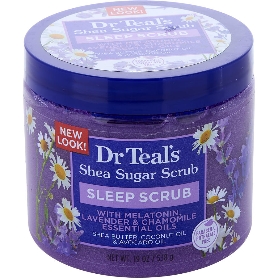 Dr. Teal's Shea Sugar Scrub - Melatonin Sleep With Essential Oils 538g/19oz