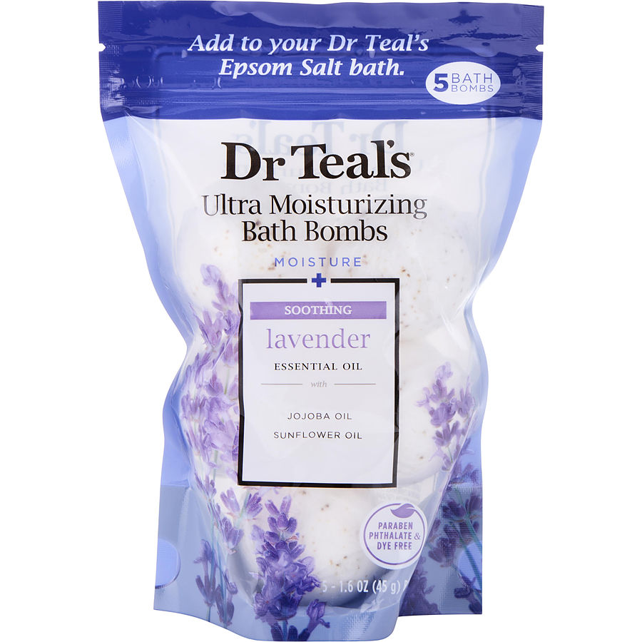 Dr. Teal's Ultra Moisturizing Bath Bombs - Moisture + Soothing Lavender 45g/1.6oz